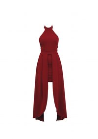 YANNY HALTER NECK BODYCON - Ballkleid - wine