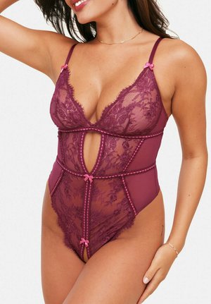 Adore Me LAYLIA LACE BODYSUIT RHODODENDRON - Body - rhododendron