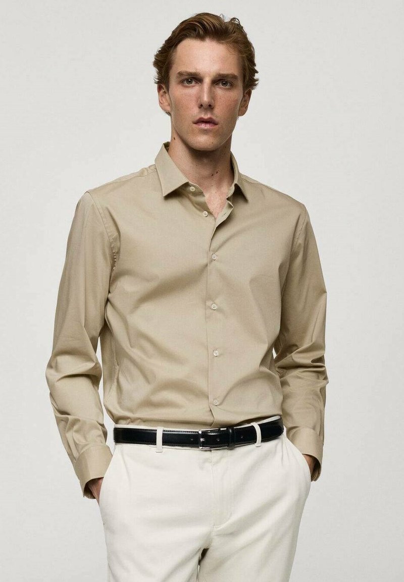 Mango Camisa elegante - sand