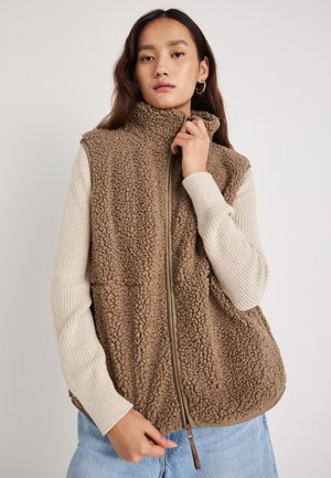 PILE VEST - Veste sans manches - desert taupe