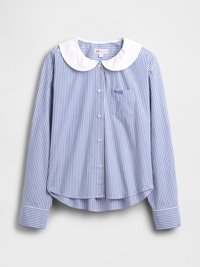 GAP SANDY LIANG POPLIN OVERSIZED SHIRT - Bluza z gumbi - matisse blue