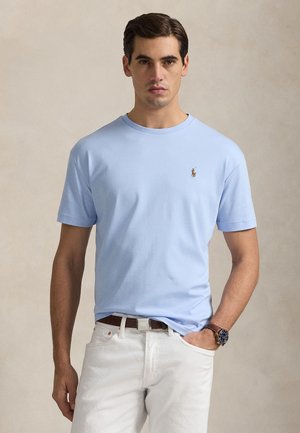 CUSTOM SLIM FIT SOFT COTTON T-SHIRT - T-shirt basic - office blue