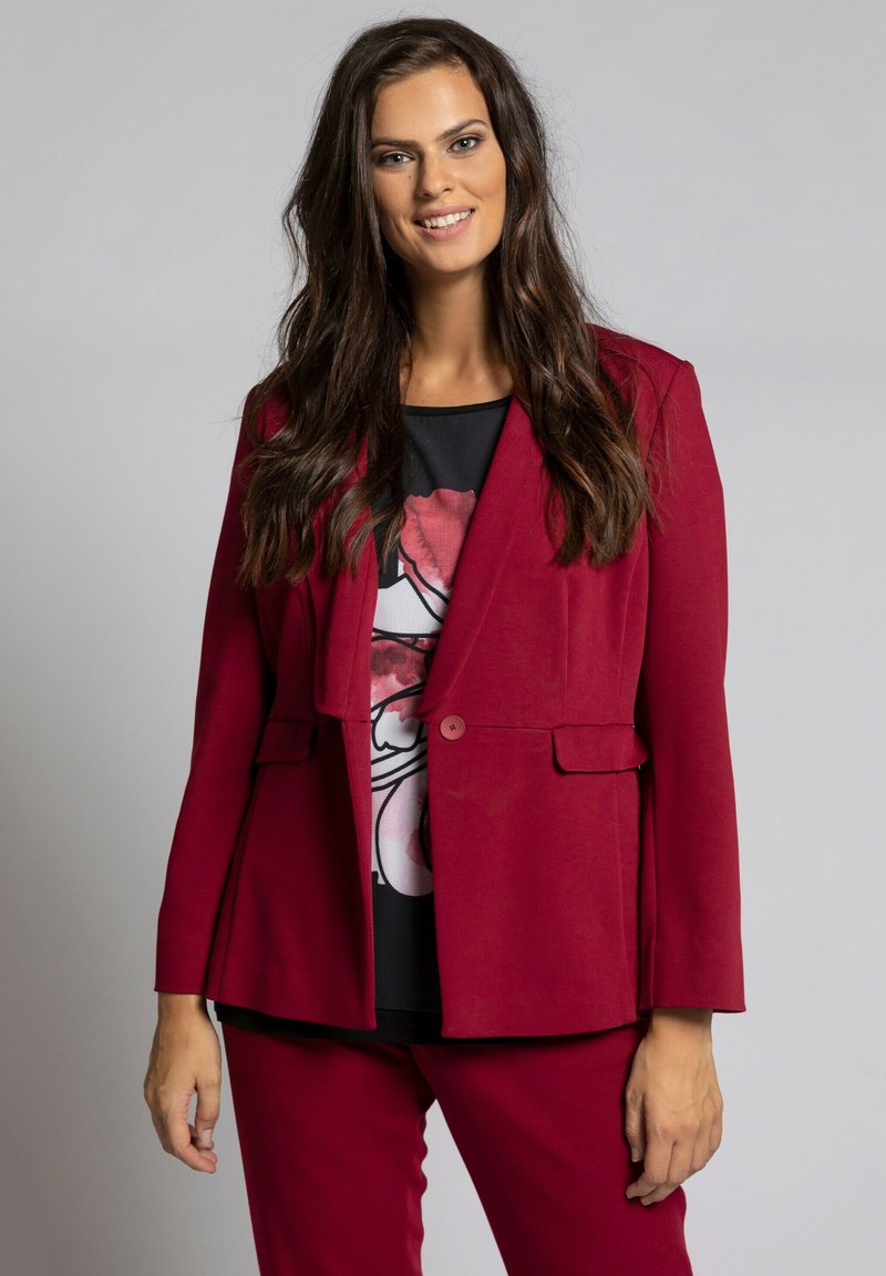 Damen Leichte Jacken | Ulla Popken Blazer purple red/rot - BV44194 Damen Leichte Jacken | Ulla Popken Blazer purple red/rot - BV44194