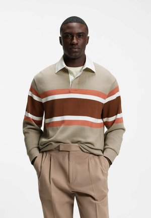 BOSS, Polo - open brown eight