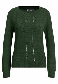 WE Fashion Stickad tröja - green