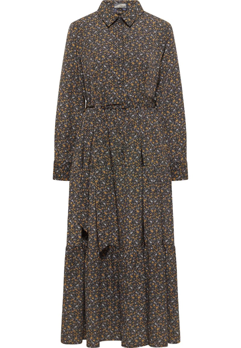 dreimaster Maxi-jurk zwart