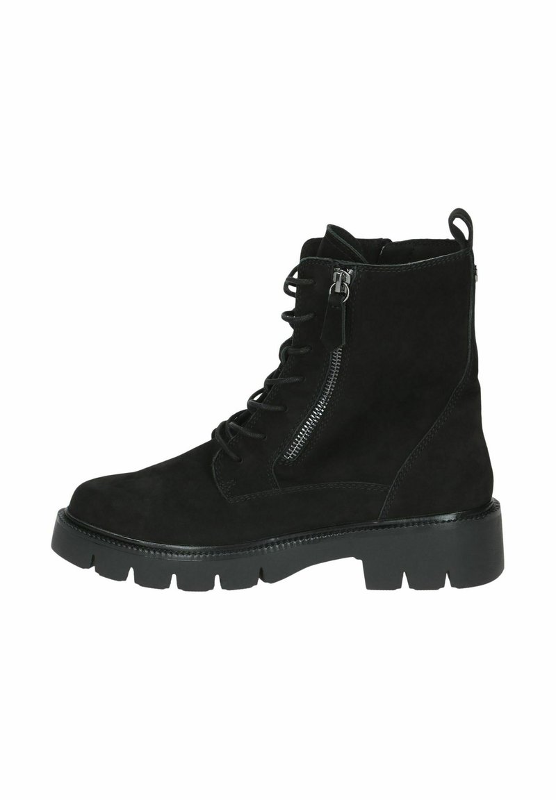 Caprice Stivaletti con plateau - black nubuc