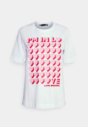 Camiseta estampada - optical white