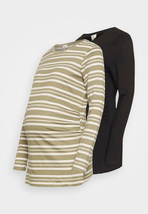 2PACK - Camisola de manga comprida - khaki