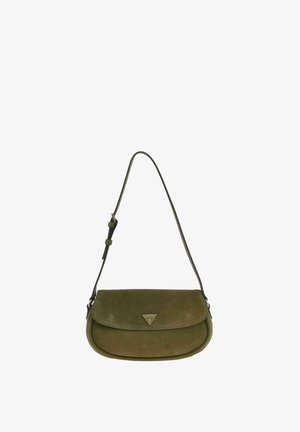 Guess, DANYA FLAP SHOULDER - Sac à main - olive
