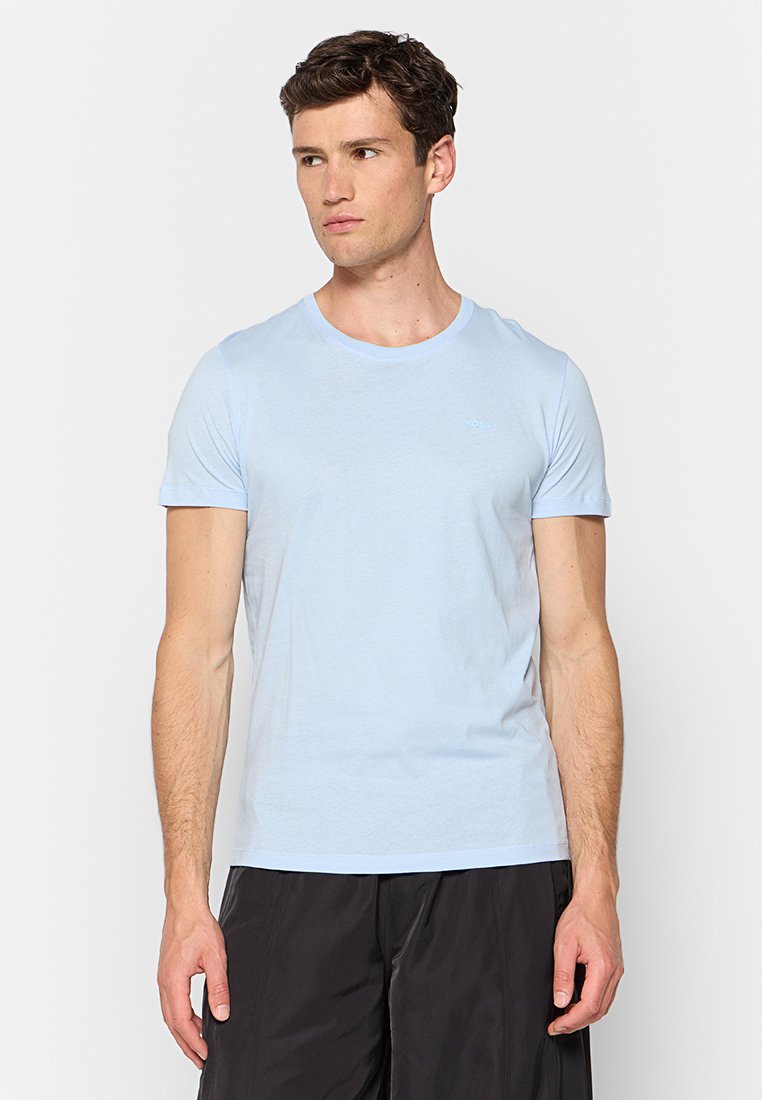 Boss T-shirt basic lichtblauw Boss T-shirt basic lichtblauw
