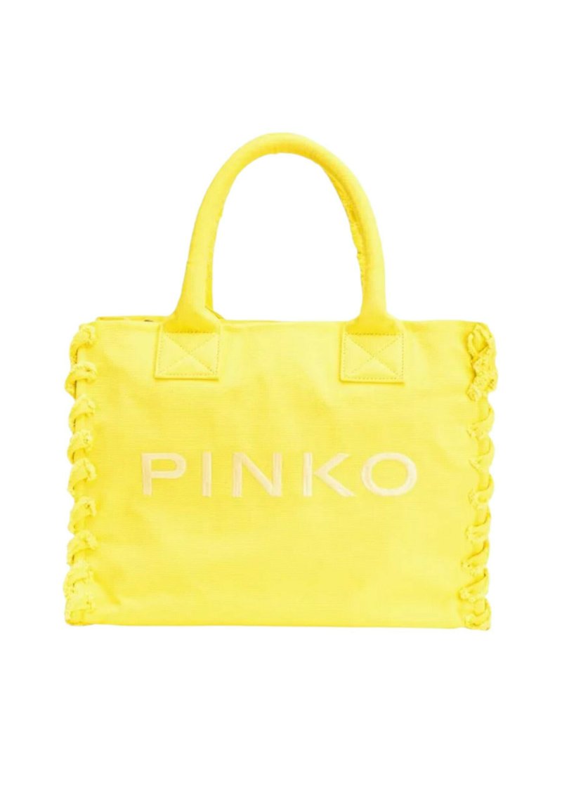 Pinko BEACH RICICLAT - Borsa a mano - giallo