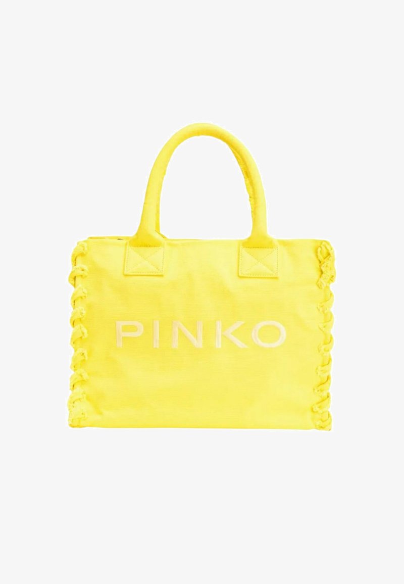 Pinko BEACH RICICLAT - Borsa a mano - giallo