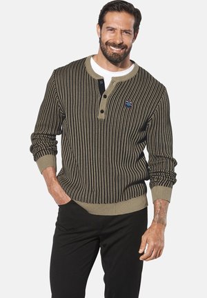 Jumper - schwarz gestreift