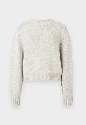 CREW NECK LONG SLEEVE - Džemper - light grey melange