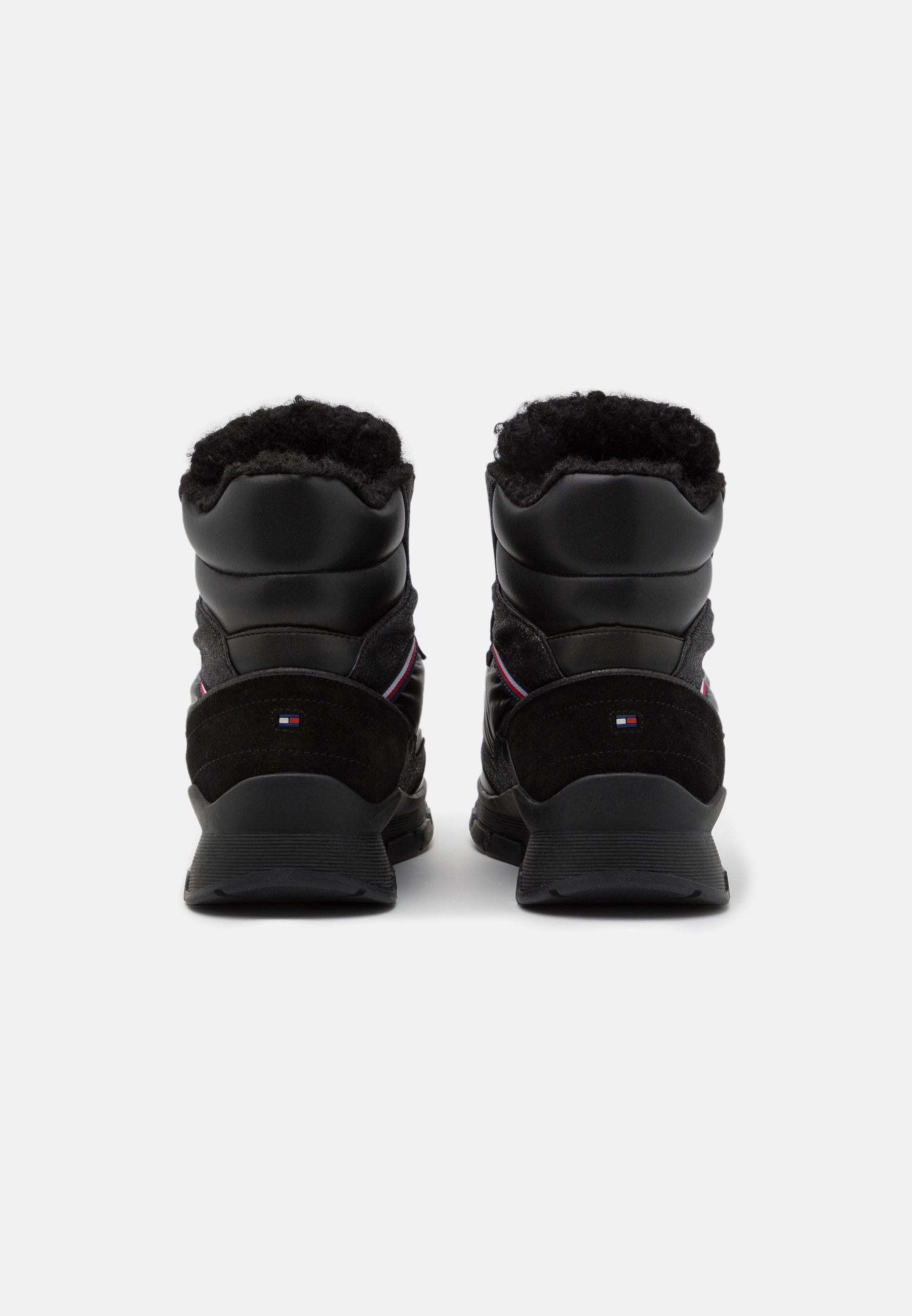 Tommy Hilfiger WARMLINED GLITTER SPORTY BOOT - Botines bajos - black/negro  - Zalando.es