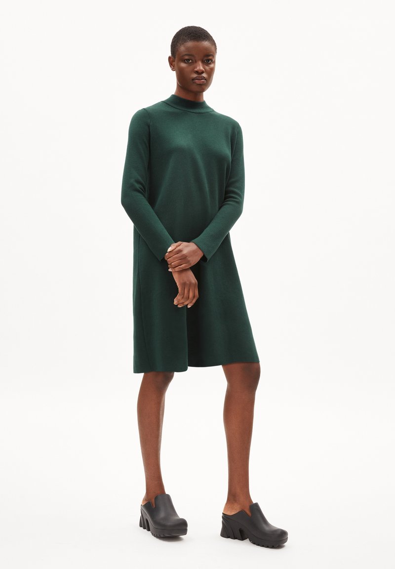 ARMEDANGELS FRIADAA - Strickkleid - teal stone
