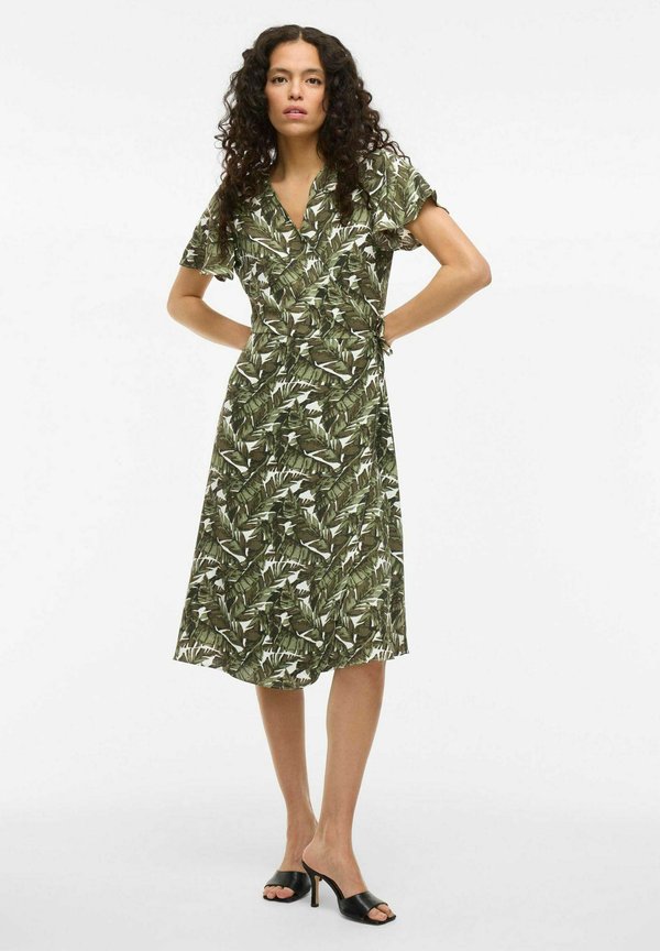 VILOVIE WRAP DRESS - Freizeitkleid - sage