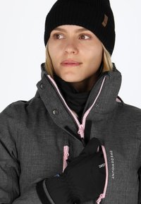 Swedemount CERVINIA - Snowboardjacka - charcoal melange lt pink