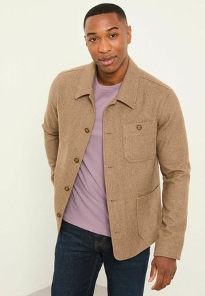 REGULAR FIT - HERRINGBONE WORKER - Übergangsjacke - light brown