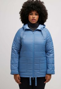 Ulla Popken REVERSIBLE  LINED - Vinterjacka - blue denim