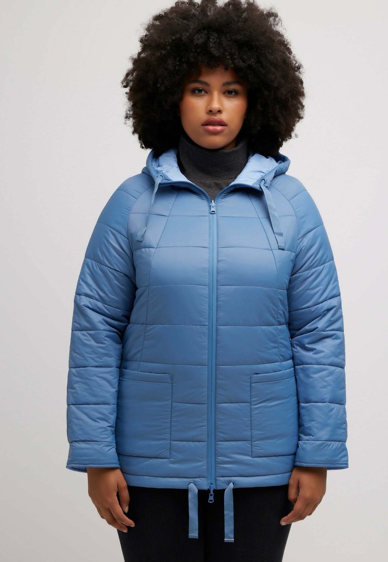 Ulla Popken REVERSIBLE  LINED - Vinterjacka - blue denim