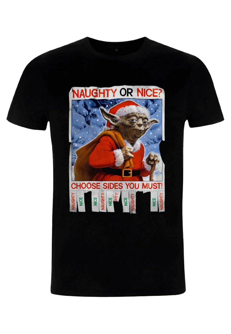 Star Wars STAR WARS CLASSIC NAUGHTY OR NICE - T-shirt z nadrukiem