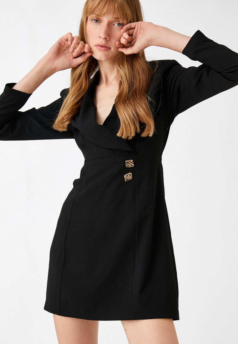Koton MINI JACKET Shift dress black Zalando.de