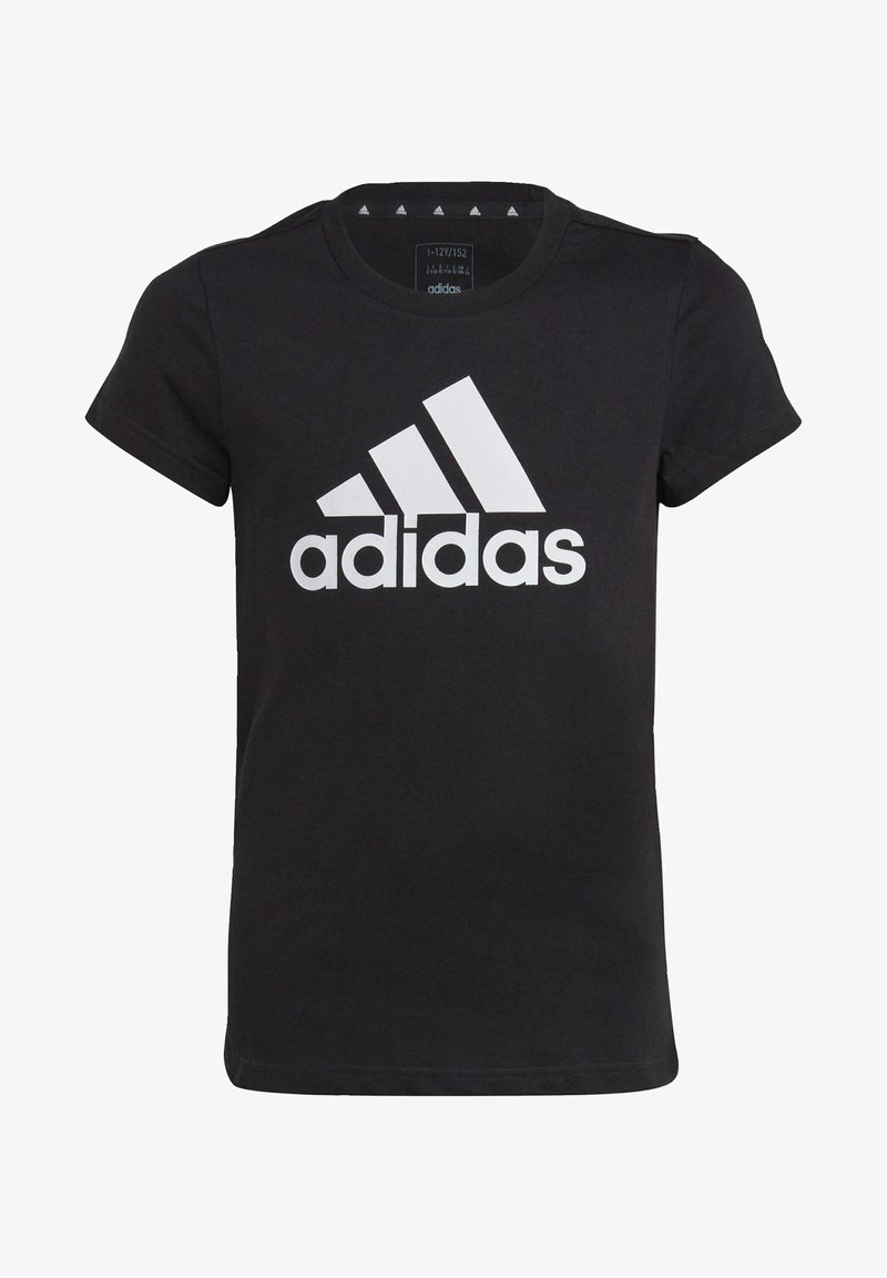 adidas Sportswear ESSENTIALS BIG LOGO - T-shirt imprimé - black white