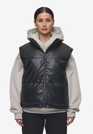 PRIORY PUFFER VEST LOGO - Vest - black