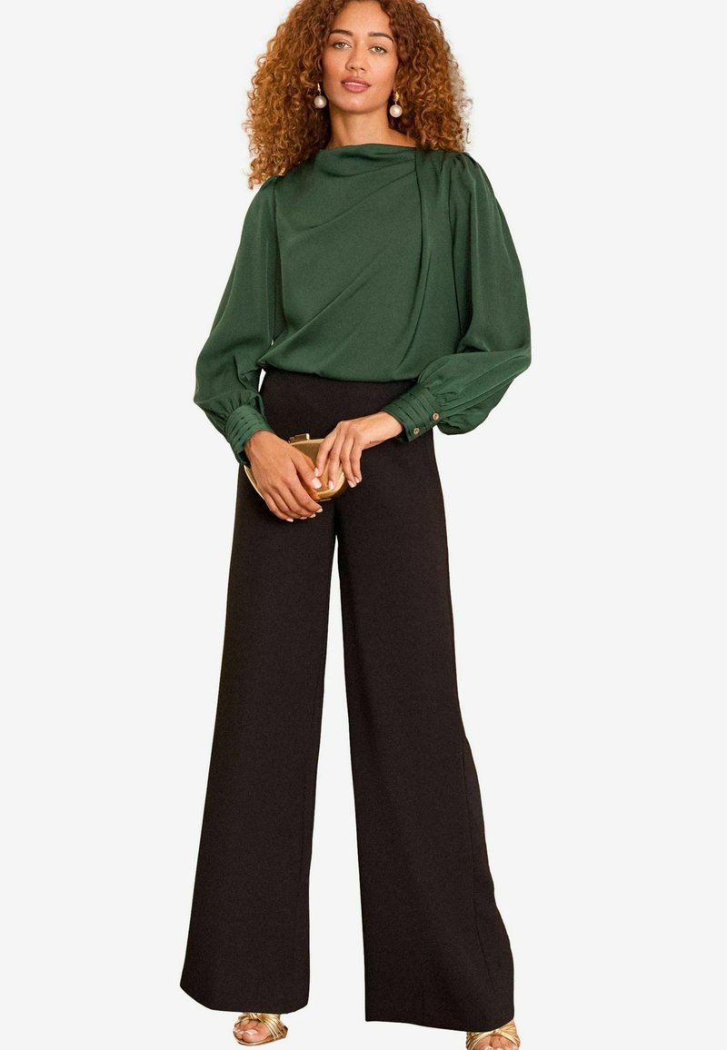 Love & Roses COWL NECK LONG SLEEVE - REGULAR FIT - Blūze - green