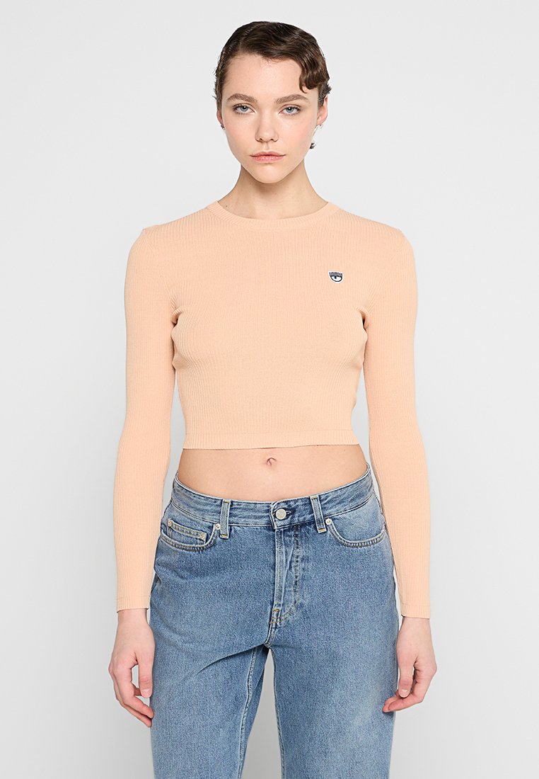 CHIARA FERRAGNI Trui abrikoos CHIARA FERRAGNI Trui abrikoos