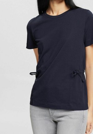 T-shirt basic - mottled dark blue