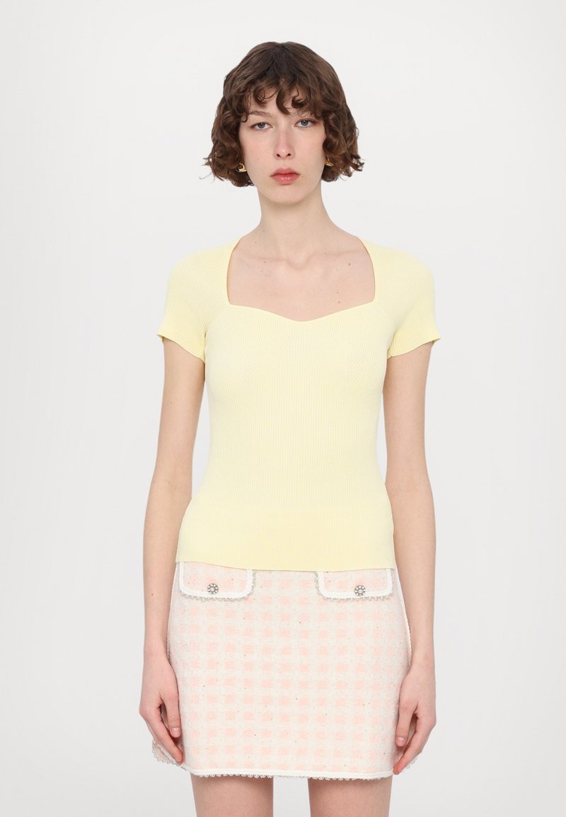 Maje MOKA - T-shirts basic - jaune