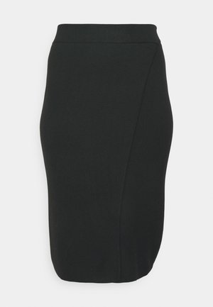EVOKED VILA VIMARLA PENCIL SKIRT - Pencil φούστα - black