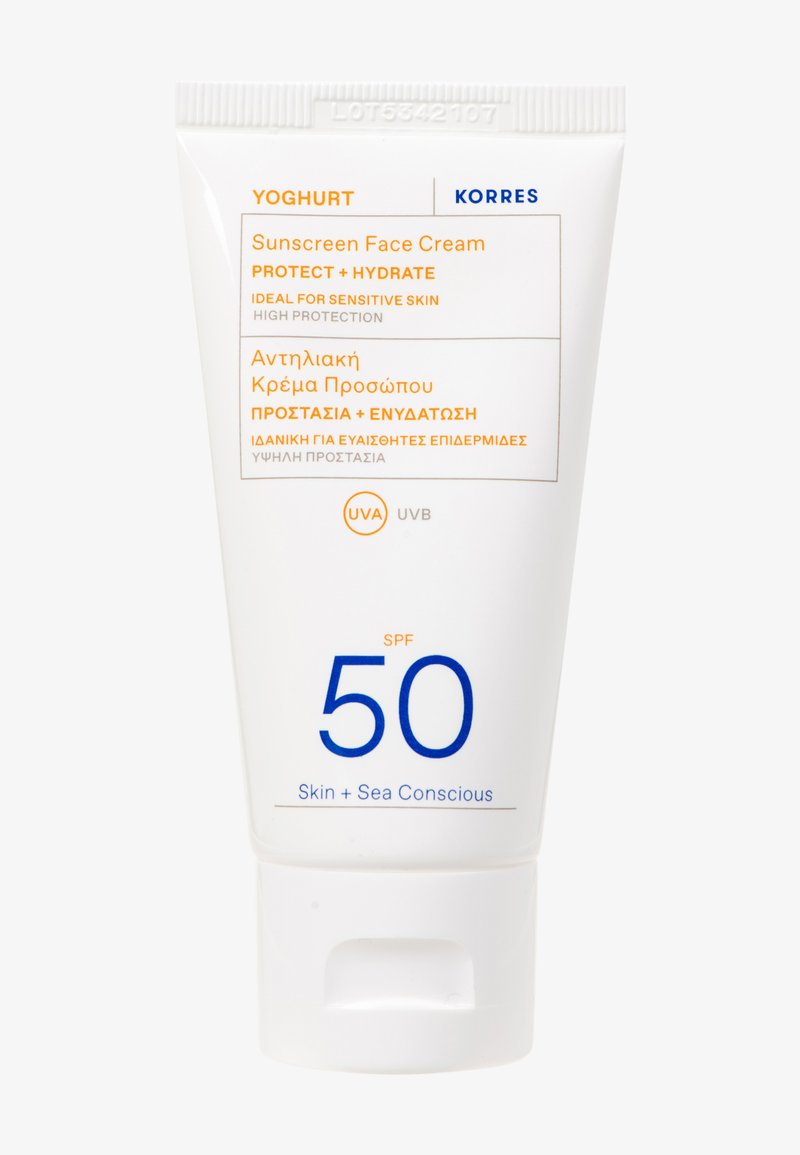 KORRES - SUNSCREEN FACE CREAM SPF50 - Protector solar, Ampliar