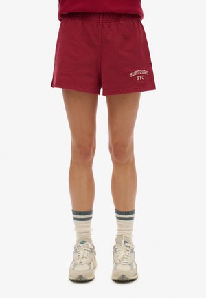 ATHLETIC ESSENTIALS GRAPHIC - Trainingsbroek - bordeaux red