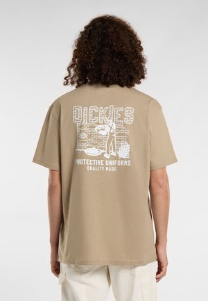 Print T-shirt - desert sand