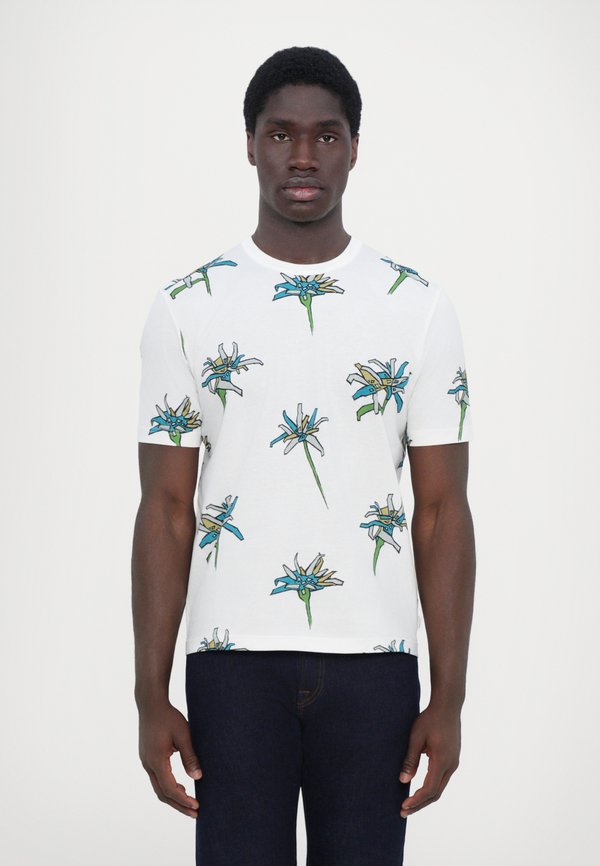 CASUAL FIT FLOWER - Print T-shirt