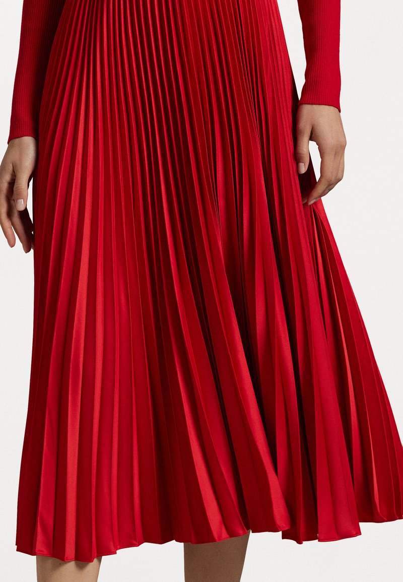 Polo Ralph Lauren LONG SLEEVE DAY DRESS - Maxi dress - red - Zalando Polo Ralph Lauren LONG SLEEVE DAY DRESS - Maxi dress - red - Zalando