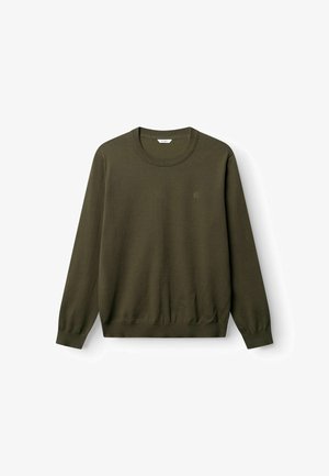 Gabba, GABFUMO ELEMENT SPY LS KNIT - Svetrík - forest night
