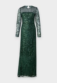 AIMEE LONG SLEEVE LONG DRESS - Occasion wear - deep emerald
