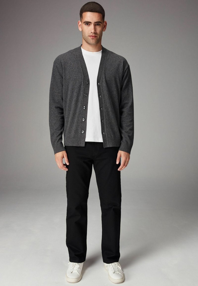 Next REGULAR FIT - Kardigán - charcoal grey