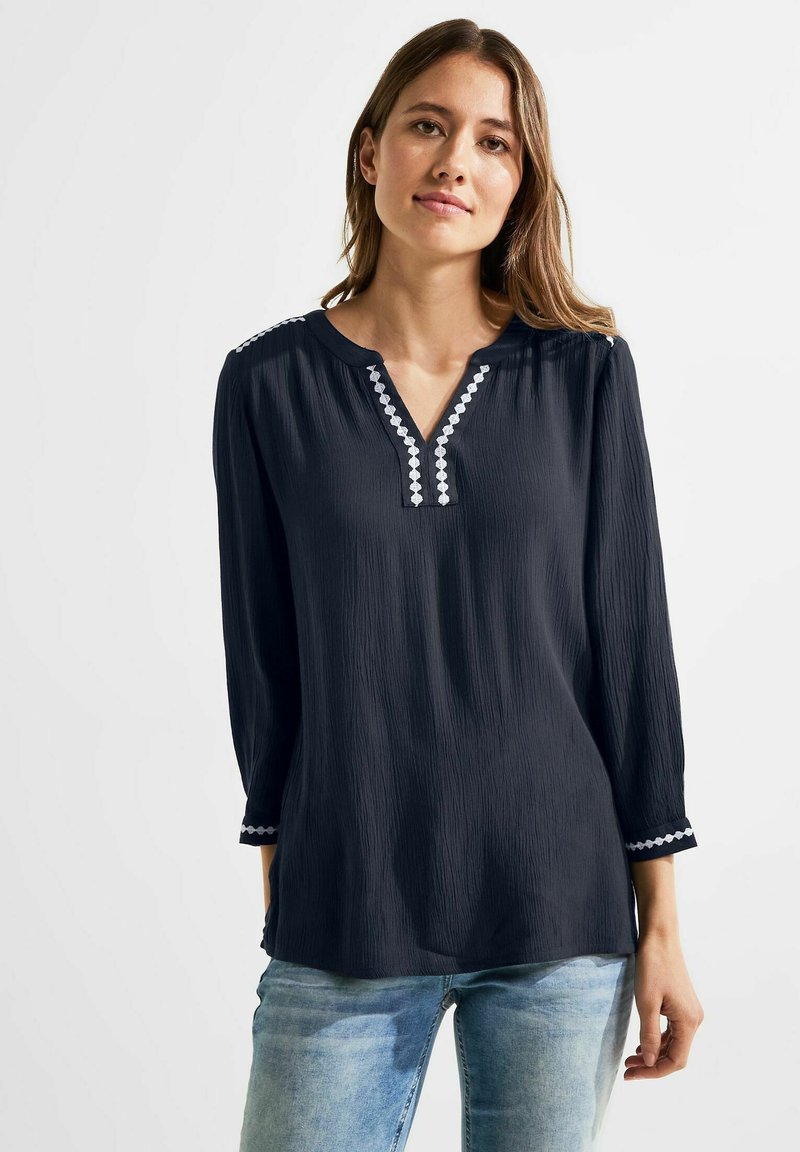 Cecil Rib T-Shirt in Grau kaufen | 16248