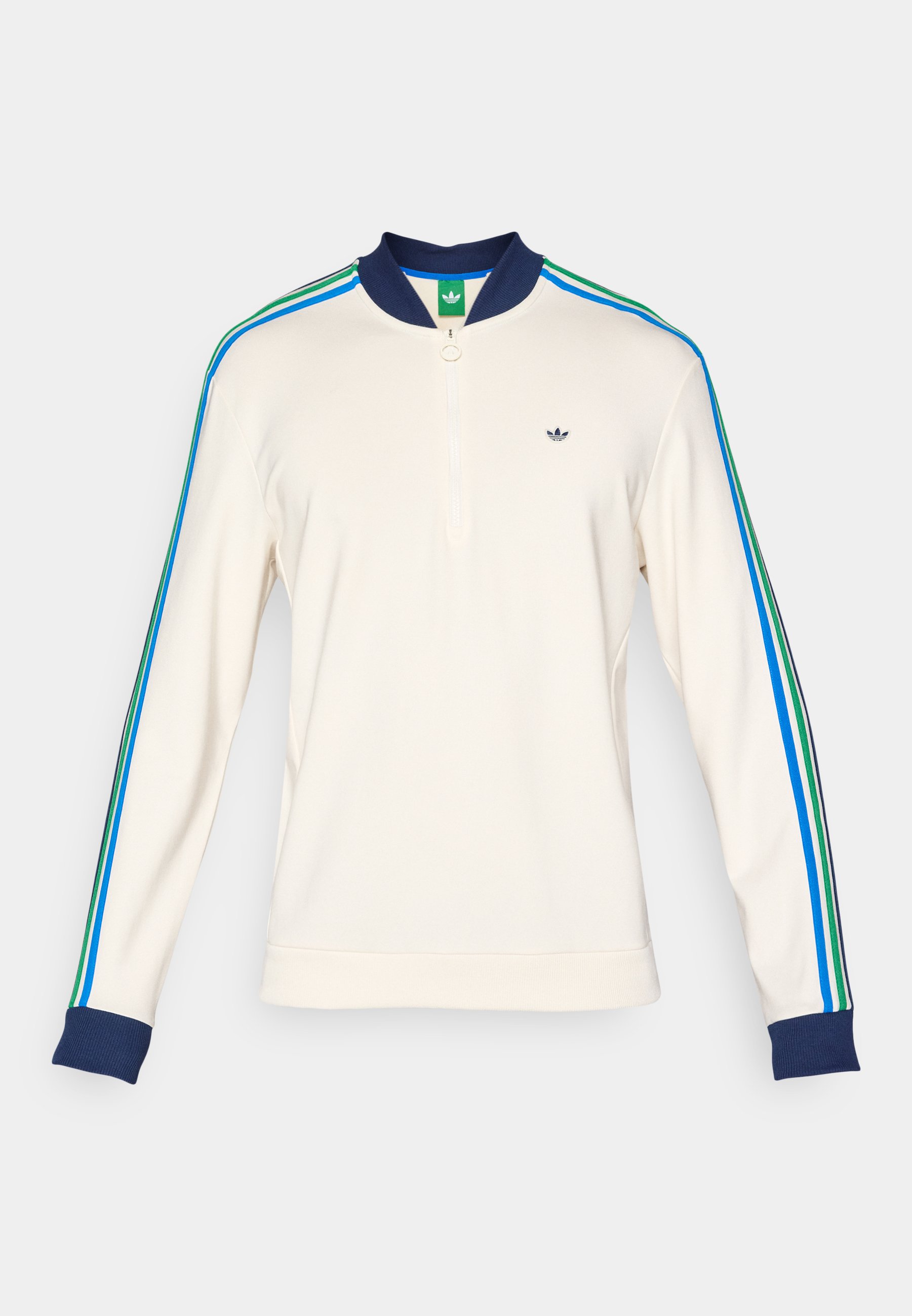 adidas Golf Originals ORIGINALS 3-STRIPE 1/4 ZIP - Sweater - chalk