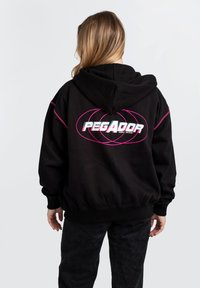 Pegador JENNA OVERSIZED - Zip-up sweatshirt - black