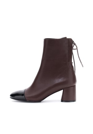 CAFèNOIR, Botines - black-burgundy