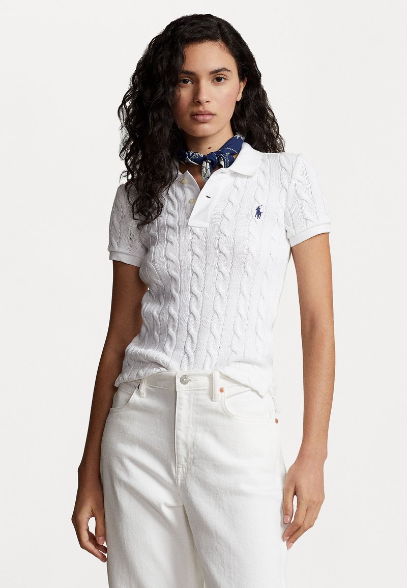 Polo Ralph Lauren COTTON SHORT SLEEVE POLO SHIRT - Polo - white