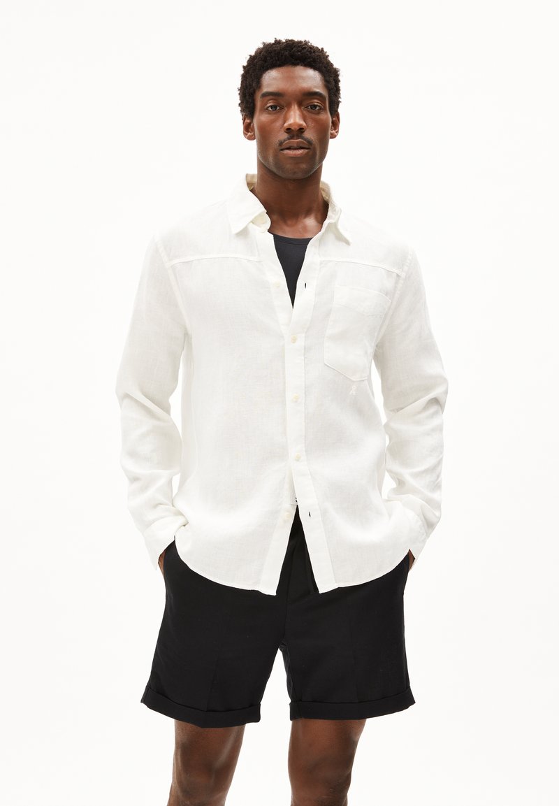 ARMEDANGELS MAALGAANO PURE LINO - Hemd - white