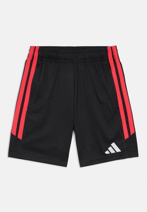 TIRO LEAGUE KIDS TRAINING UNISEX - Sport rövidnadrágok - black/semi lucid red